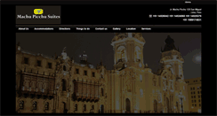 Desktop Screenshot of machupicchusuites.com